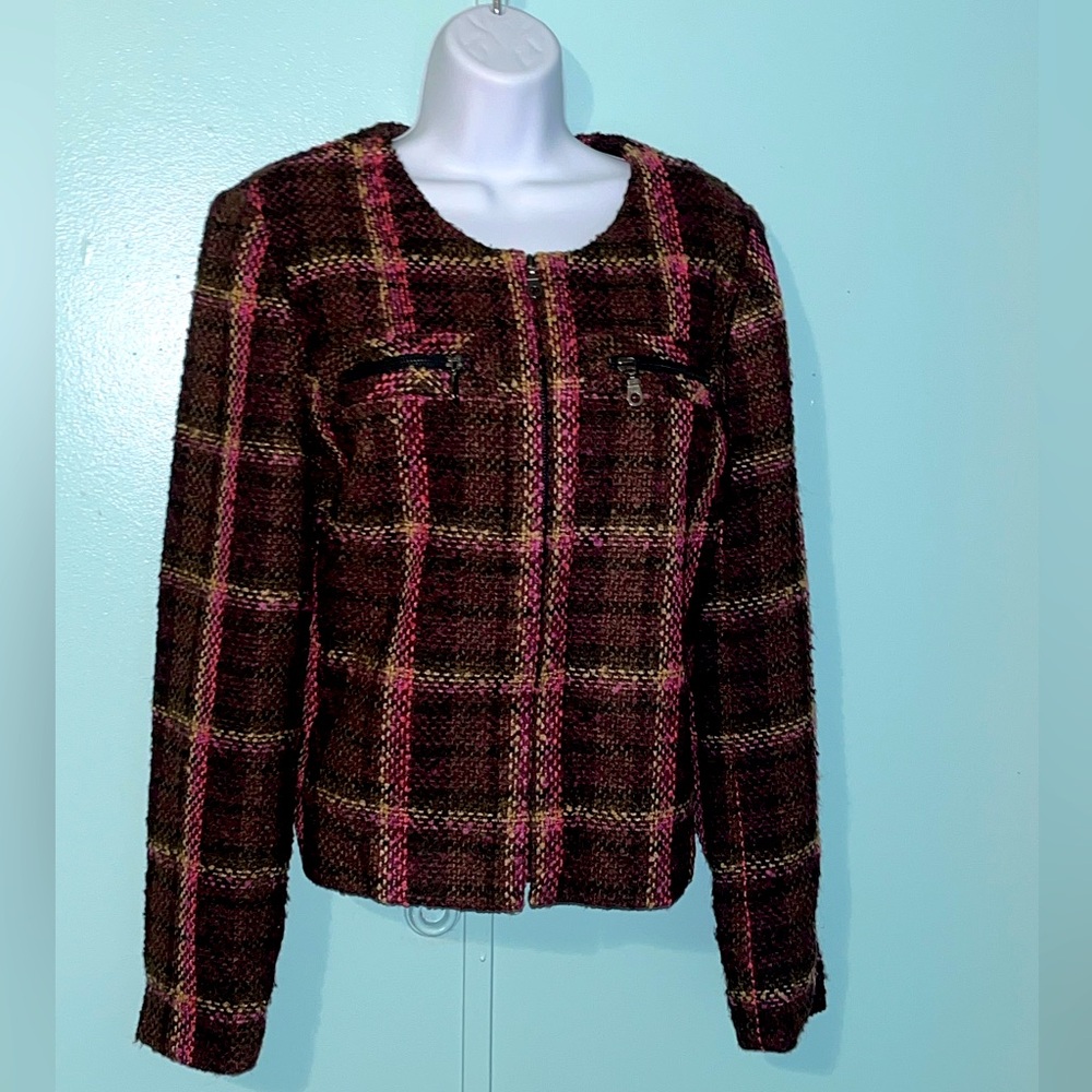 Chadwick’s Jacket Size‎ 12 Multi Color Zips